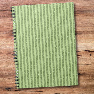 Cuaderno Estilo Mínimo de Brillo de Pistacho Suave