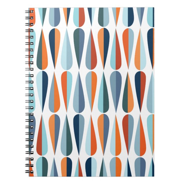 Cuaderno Estilo moderno estilo retro sin fisuras wi (Frente)