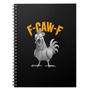 Cuaderno Estilo Retro Clásico Gallina Divertida F Caw F