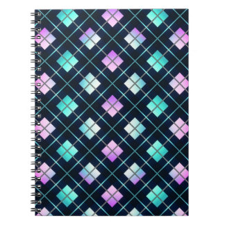 Cuaderno Estilo Retro de Ciencia Ficción de los 80 Negro, A