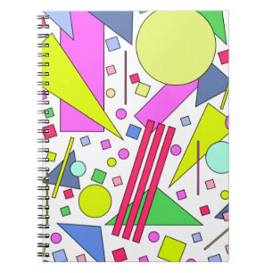 Cuaderno Estilo retro vintage de los años 80 y 90
