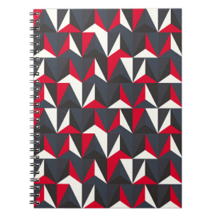 Cuaderno Estilo retro y vintage con forma geométrica, mal