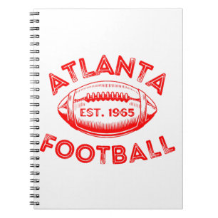 Cuaderno Estilo vintage de fútbol de Atlanta