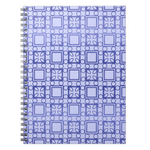 Cuaderno Estilo vintage decorativo patrón geométrico irrepr