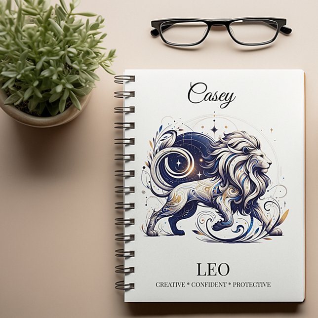 Cuaderno Estiloso Watercolor Leo Personalizado Journal (Subido por el creador)