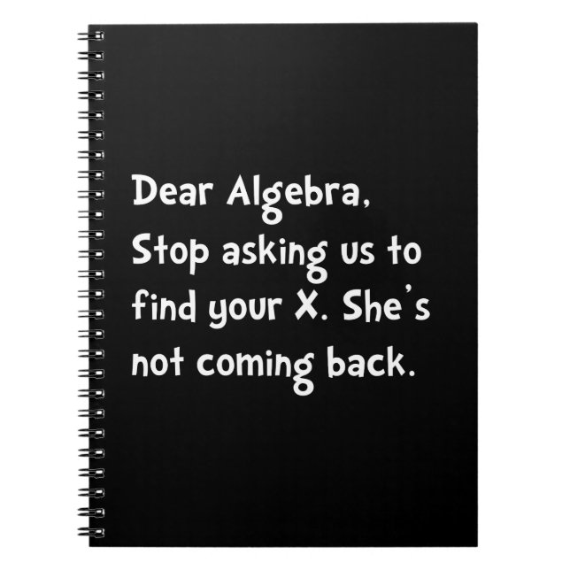 Cuaderno Estimada Algebra (Frente)