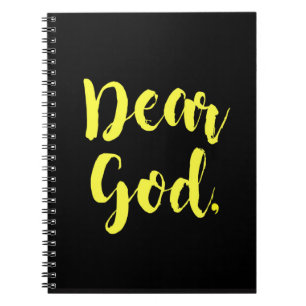 Cuaderno Estimado diario de dios (negro/yel)