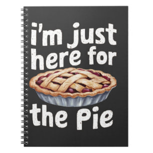 Cuaderno Estoy aquí por el pie" Funny Food Lover Design