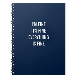 Cuaderno Estoy bien, está bien, todo está bien