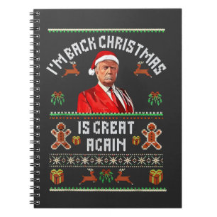 Cuaderno Estoy de vuelta, la Navidad es genial de nuevo Tru