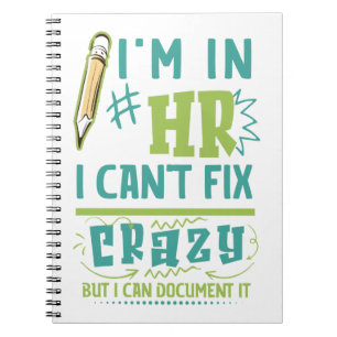 Cuaderno Estoy en HR. No puedo arreglar la locura, pero pue