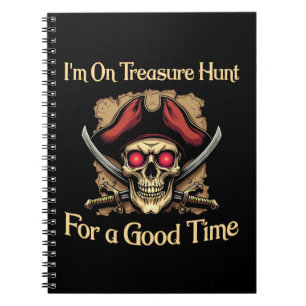 Cuaderno Estoy en la búsqueda de tesoros para los piratas d