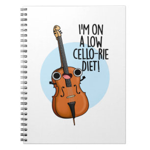 Cuaderno Estoy En Una Dieta De Bajo Cello-rías Chiste Diver