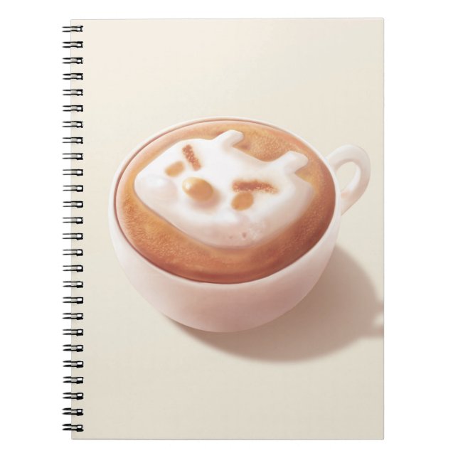 Cuaderno Estoy espumando con sentimientos - arte del café (Frente)