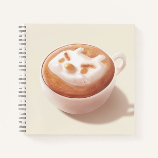Cuaderno Estoy espumando con sentimientos - arte del café (Anverso)