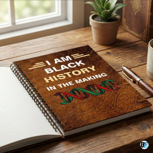 Cuaderno Estoy haciendo historia negra en el ADN de mi here