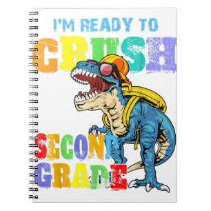 Cuaderno Estoy listo para aplastar el preescolar T Rex Dino
