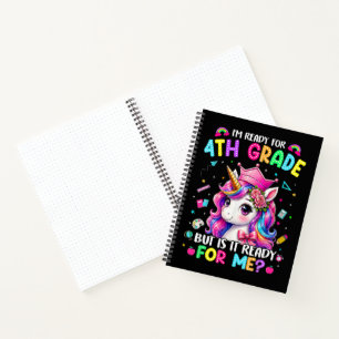 Cuaderno Estoy listo para el unicornio de 4to grado primer