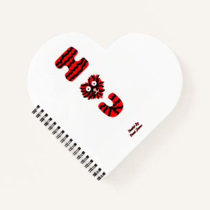 Cuaderno Estoy mareado con un bloc de notas en espiral con 