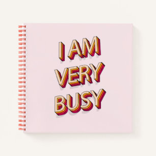 Cuaderno Estoy muy ocupado