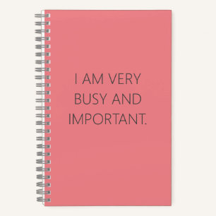 CUADERNO ESTOY MUY OCUPADO E IMPORTANTE PORTADA