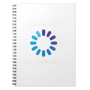 Cuaderno Estoy pensando en la camiseta del programador de c