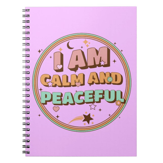 Cuaderno Estoy tranquilo y en paz (Frente)