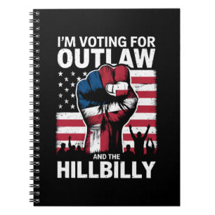 Cuaderno Estoy votando por el forajido y el paleto 2024 U