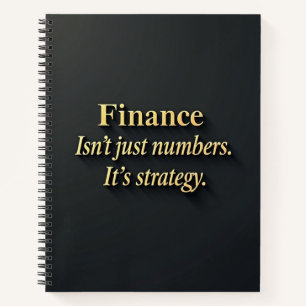 Cuaderno Estrategia Financiera Elegante Cotización Profesio