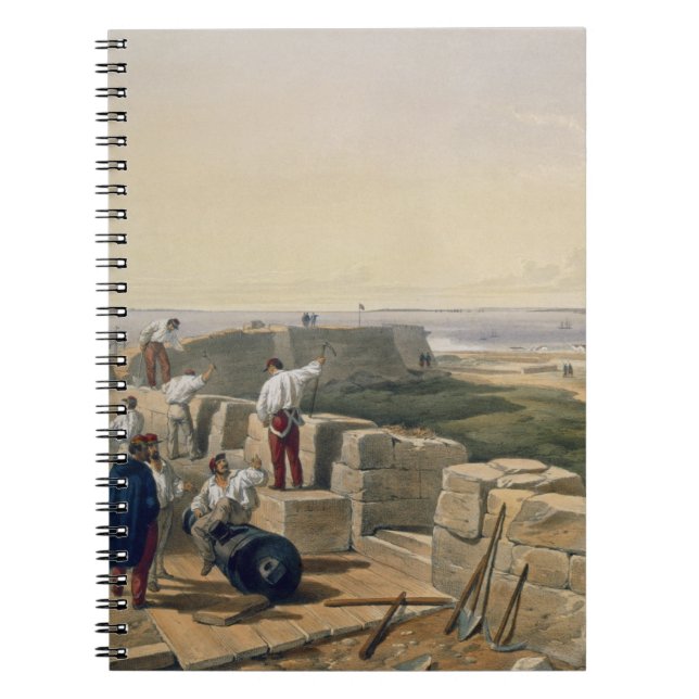 Cuaderno Estrechos de Yenikale, placa 'de Seat de la guerra (Frente)