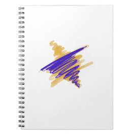 Cuaderno Estrella acuarela de David en equipo portátil Gold