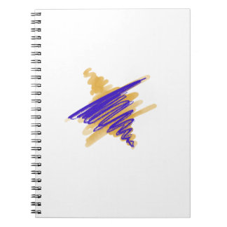 Cuaderno Estrella acuarela de David en equipo portátil Gold