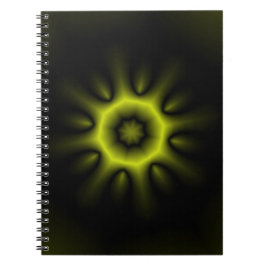 Cuaderno Estrella amarilla en explosión