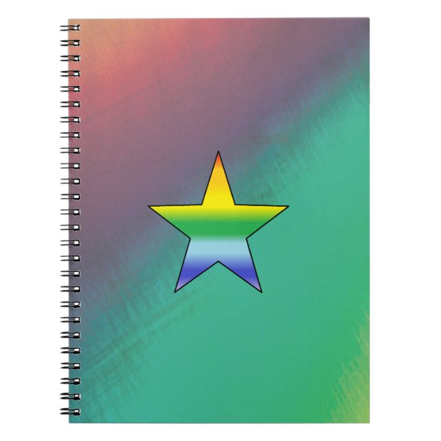 Cuaderno Estrella arco iris (Frente)