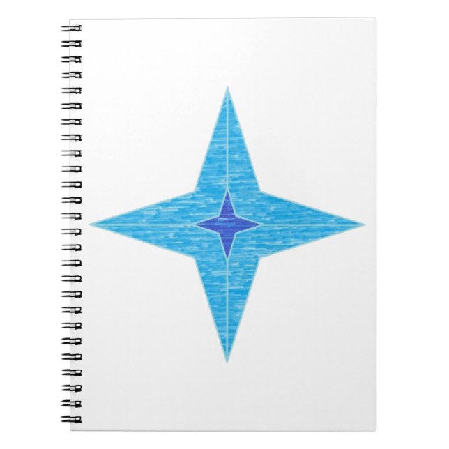 Cuaderno Estrella azul (Frente)