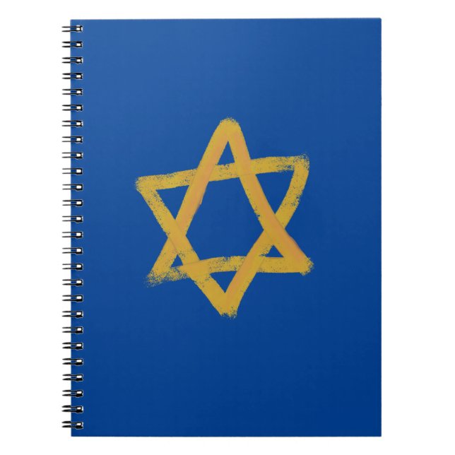 Cuaderno Estrella azul de David Notebook (Frente)