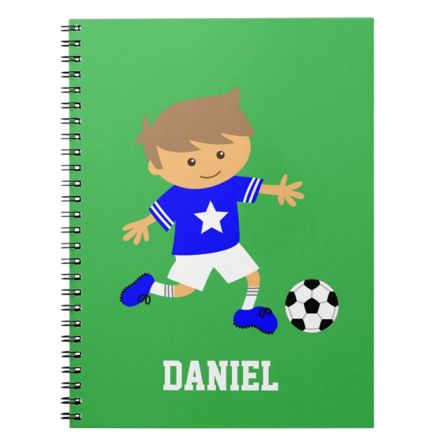 Cuaderno Estrella Cute de fútbol, tema del fútbol (Frente)