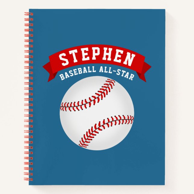 Cuaderno Estrella de Béisbol (Anverso)