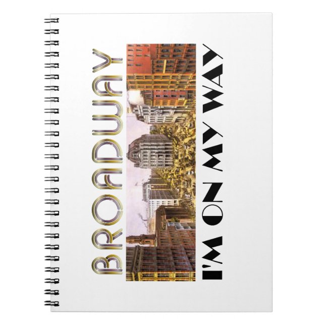 Cuaderno Estrella de Broadway de la CAMISETA (Frente)