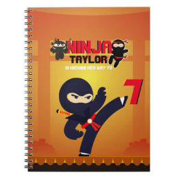 Cuaderno Estrella de cine NINJA Guerrero de patadas Karate