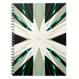 Cuaderno Estrella de copo de nieve de Navidades de invierno