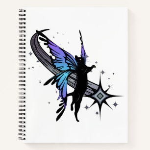 Cuaderno Estrella de gato cósmico