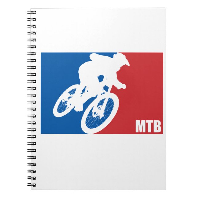 Cuaderno Estrella de la bicicleta de montaña (Frente)