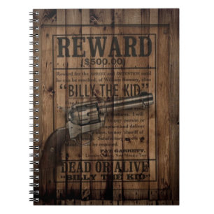 Cuaderno estrella de texturas rústicas cowboy país occident