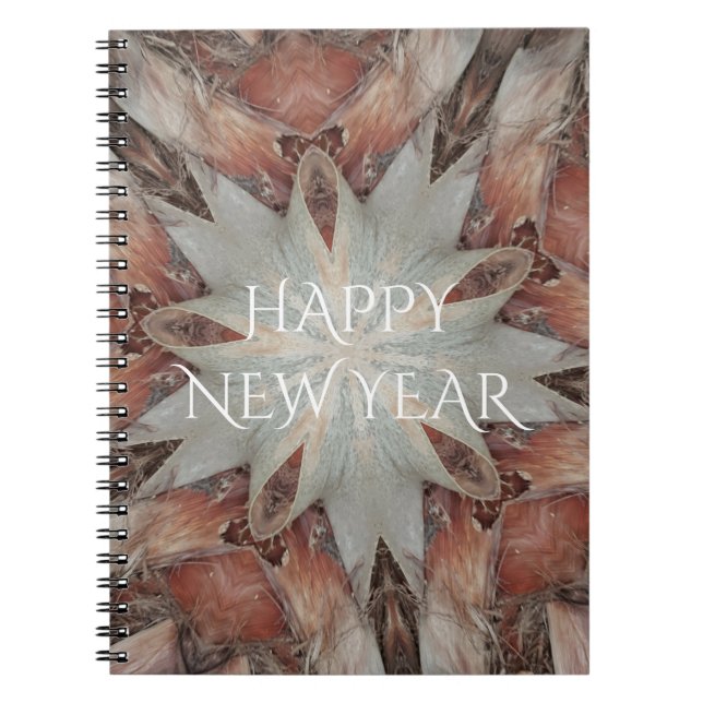 Cuaderno Estrella del diseño del Kaleidoscope a partir del  (Frente)