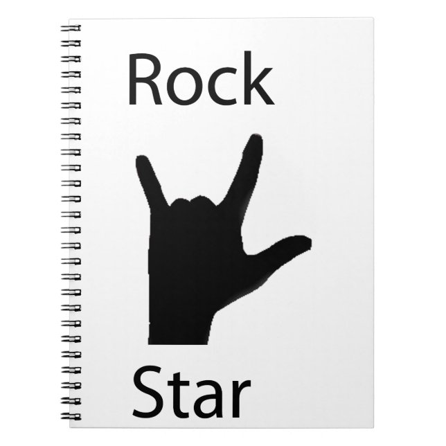 Cuaderno Estrella del rock (Frente)