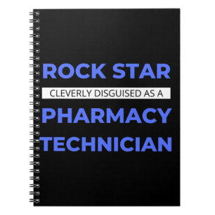 Cuaderno Estrella Del Rock Disfrazada De Tecnología Farmacé