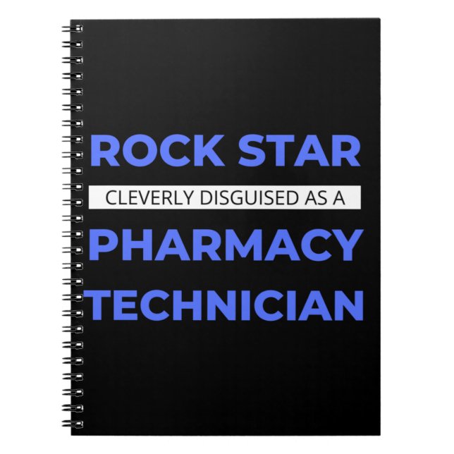 Cuaderno Estrella Del Rock Disfrazada De Tecnología Farmacé (Frente)