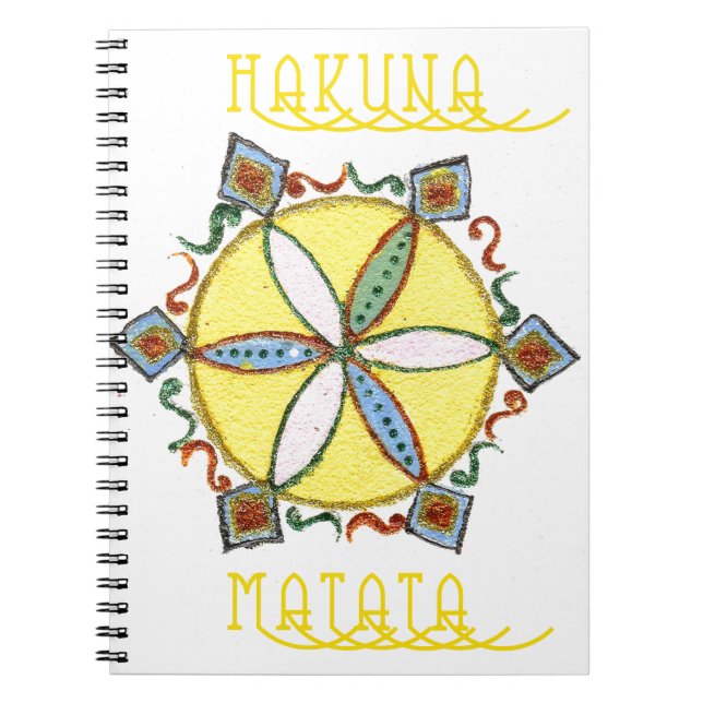 Cuaderno Estrella en la creación de Hakuna Matata (Frente)