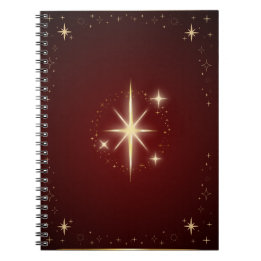 Cuaderno Estrella granate